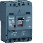 MCCB Wyłącznik mocy h3+ P160 3P 160A 40kA TM