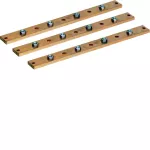 univers N Szyna pozioma Cu do rozł. listwowych NH1/2/3 2-pol. 40x10mm (3 szt)