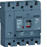 MCCB Wyłącznik mocy h3+ P250 4P 100A 40kA TM