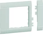 tehalit.WA Maskownica 80mm 1-krotna 55x55mm PC-ABS bezhalogenowy jasnoszary