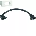 tehalit.WA Zestaw montażowy DisplayPort 22,5x45mm biały
