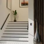 Q.7 Ramka 1-krotna do modułu podświetlenia LED, szkło, czarne