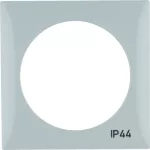 Integro Flow Ramka 1-krotna z nadrukiem "IP44" bez uszczelki, szary