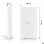 Qoltec Antena 4G LTE DUAL z podwójnym złączem SMA| 30dBi | Wewnętrzna