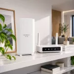 Qoltec Antena 4G LTE DUAL z podwójnym złączem SMA| 30dBi | Wewnętrzna