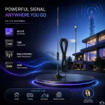 Qoltec Antena 4G LTE dookólna DUAL | 7dBi | Wewnętrzno-zewnętrzna