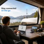 Qoltec Antena 4G LTE dookólna DUAL | 7dBi | Wewnętrzno-zewnętrzna