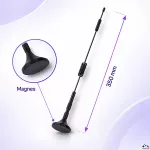 Qoltec Antena 4G LTE dookólna DUAL | 7dBi | Wewnętrzno-zewnętrzna