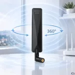 Qoltec Antena 4G LTE dookólna | 7dBi | Wewnętrzna