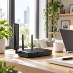 Qoltec Antena 4G LTE dookólna | 7dBi | Wewnętrzna