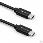 Qoltec Kabel USB-C męski | USB-C męski | 480 Mb/s | 0.5m | Czarny