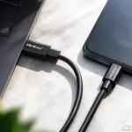 Qoltec Kabel USB-C męski | USB-C męski | 480 Mb/s | 0.5m | Czarny