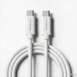 Qoltec Kabel USB-C męski | USB-C męski | 480 Mb/s | 1.4m | Biały