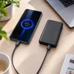 Qoltec Kabel USB-C męski | USB-C męski | 480 Mb/s | 2.5m | Czarny