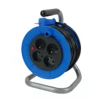 Przedłużacz bębnowy P-S-15, Ø180, 15mb, 4x230V niebieski