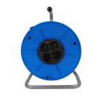 Przedłużacz bębnowy P-M-30/s, Ø230, 30mb, 4x230V, Schuko niebieski