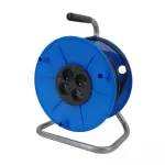 Przedłużacz bębnowy P-ML-50/s, Ø275, 50mb, 4x230V, Schuko niebieski