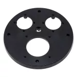 Kołnierz do montażu gniazda przedłużacza KDGS, 2x230V + 1x400V 32A czarny