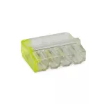Szybkozłączka PC 254M (4 przewody) transparentna/żółta