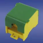 Odgałęźnik Instalacyjny z pokrywą LZ - 1*70/16 P żółto/zielony