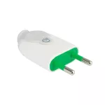 Wtyczka Płaska FWB, 2P, 10A, 250V, rozbieralna biała