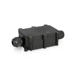Puszka Instalacyjna PI2P, IP68, PG9-2P czarna