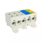 Złączka przelotowa WLZ35/5x35/sssnz 3x szara, niebieska, zielona