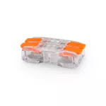 Szybkozłączka Przelotowa CMK-652 transparentny/pomarancz