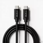 Qoltec Kabel USB-C męski | USB-C męski | 480 Mb/s | 3m | Czarny