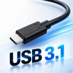 Qoltec Kabel USB 3.1 typ C męski | USB 3.1 typ C męski | 2m | Czarny