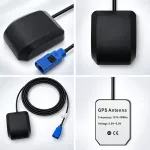 Qoltec Antena GPS | 28dBi | Zewnętrzna