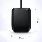 Qoltec Antena GPS | 28dBi | Zewnętrzna