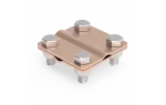 [CU] Złącze krzyżowe 4-śrubowe 57x57mm; M8x20
