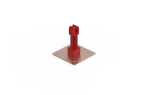 [CU] Uchwyt dachowy z płytką z plastikiem H-65mm