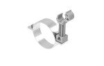 [NI V2A] Uchwyt do rury spustowej z plastikiem fi100mm