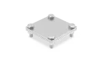 [NI V2A] Złącze uniwersalne bednarka / bednarka 100x100mm