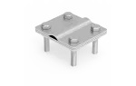 [NI V2A] Złącze uniwersalne odgałęźne 80x70mm; fi16/bed