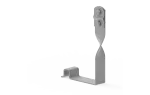 [OG] Uchwyt pod dachówkę z zamkiem skręcony Creaton H-150mm