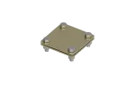[MS] Złącze uniwersalne bednarka / bednarka 80x80mm