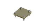 [MS] Złącze uniwersalne bednarka / bednarka 80x80mm