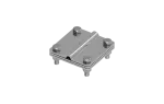 [NI V2A] Złącze uniwersalne bednarka / drut fi8 80x80mm