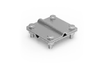 [NI V2A] Złącze uniwersalne drut fi8 / drut fi8 80x80mm