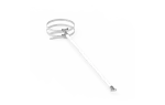 [NI V2A] Uchwyt na drążku mocowany na obejmie 750mm; fi300-500mm; do drutu fi8-10
