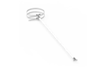 [NI V2A] Uchwyt na drążku mocowany na obejmie 1000mm; fi300-500mm; do drutu fi8-10