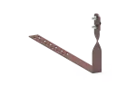 [LA 8017] Uchwyt pod dachówkę z zaczepem skręcony L-415mm; H-100mm