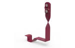 [LA 3011] Uchwyt pod dachówkę z zamkiem skręcony Nibra H-150mm