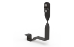 [LA 9005] Uchwyt pod dachówkę z zamkiem skręcony Nibra H-150mm