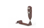 [LA 8017] Uchwyt pod dachówkę z zamkiem skęcony Brass / Monza Plus H-100mm