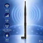 Qoltec Antena Wi-Fi 2.4GHz dookólna | 9dBi