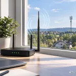 Qoltec Antena Wi-Fi 2.4GHz dookólna | 9dBi